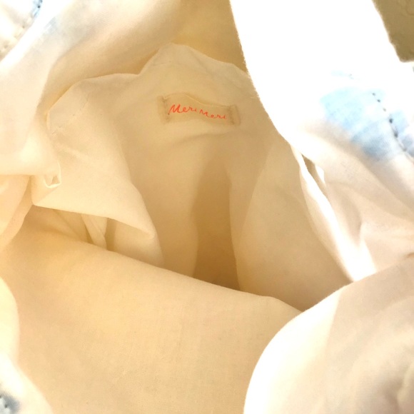 NWT Meri Meri Canvas Tote Bag with Fringe Trim. - Picture 3 of 4